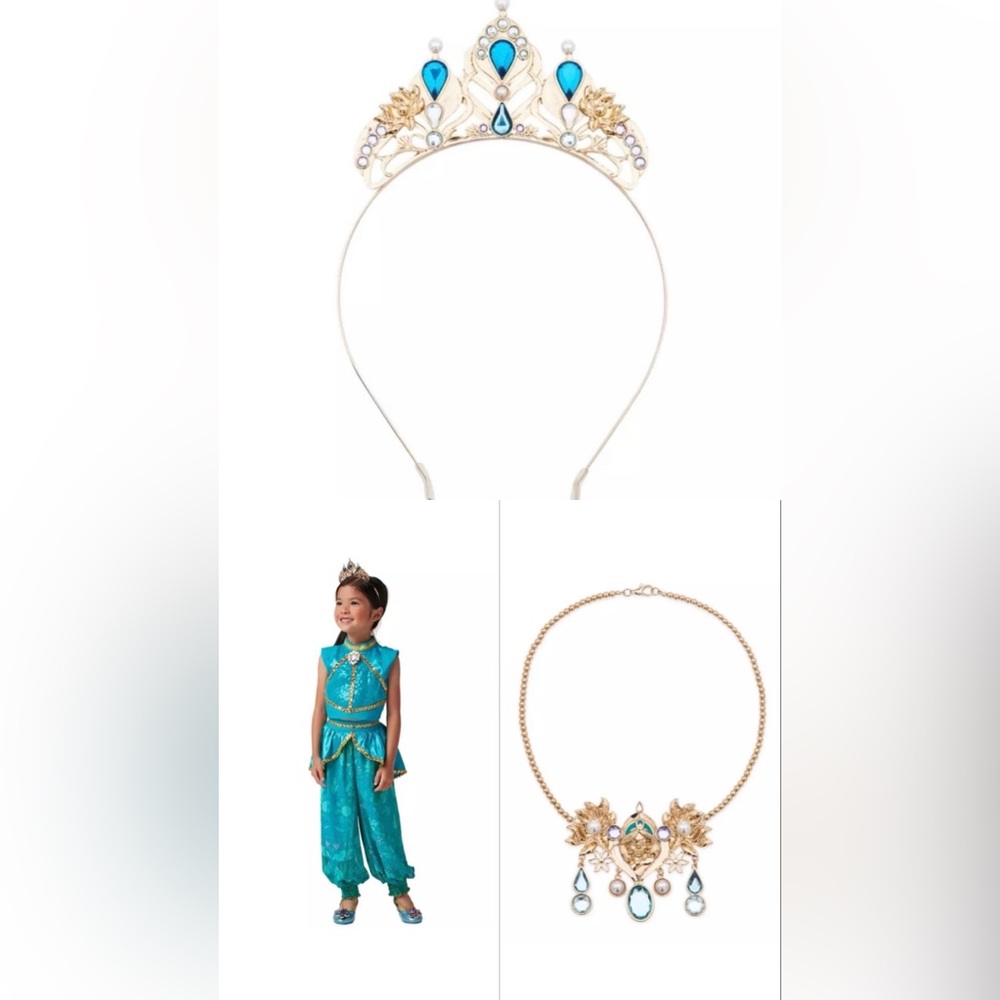 Disney Aladdin Jasmine girls costume with accesories